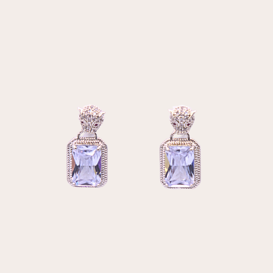 Jaguar del Sol - drop stone earring