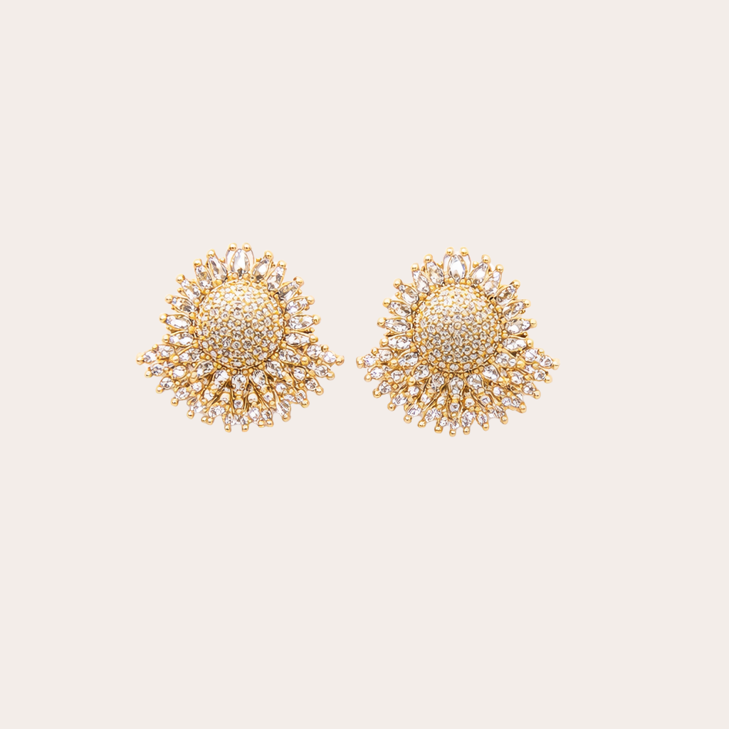 Sunburst earrings