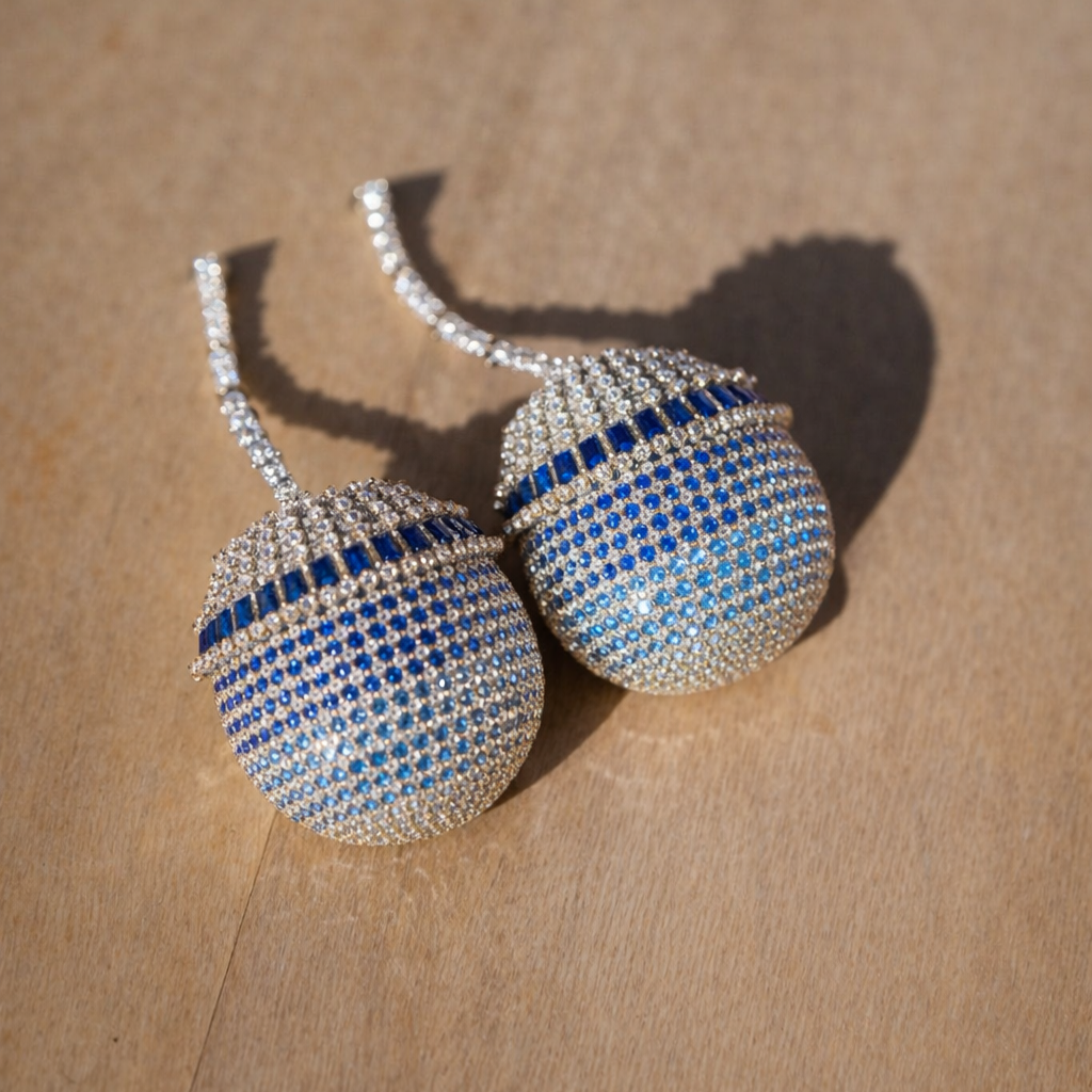 Planeta celestials - disco ball earrings