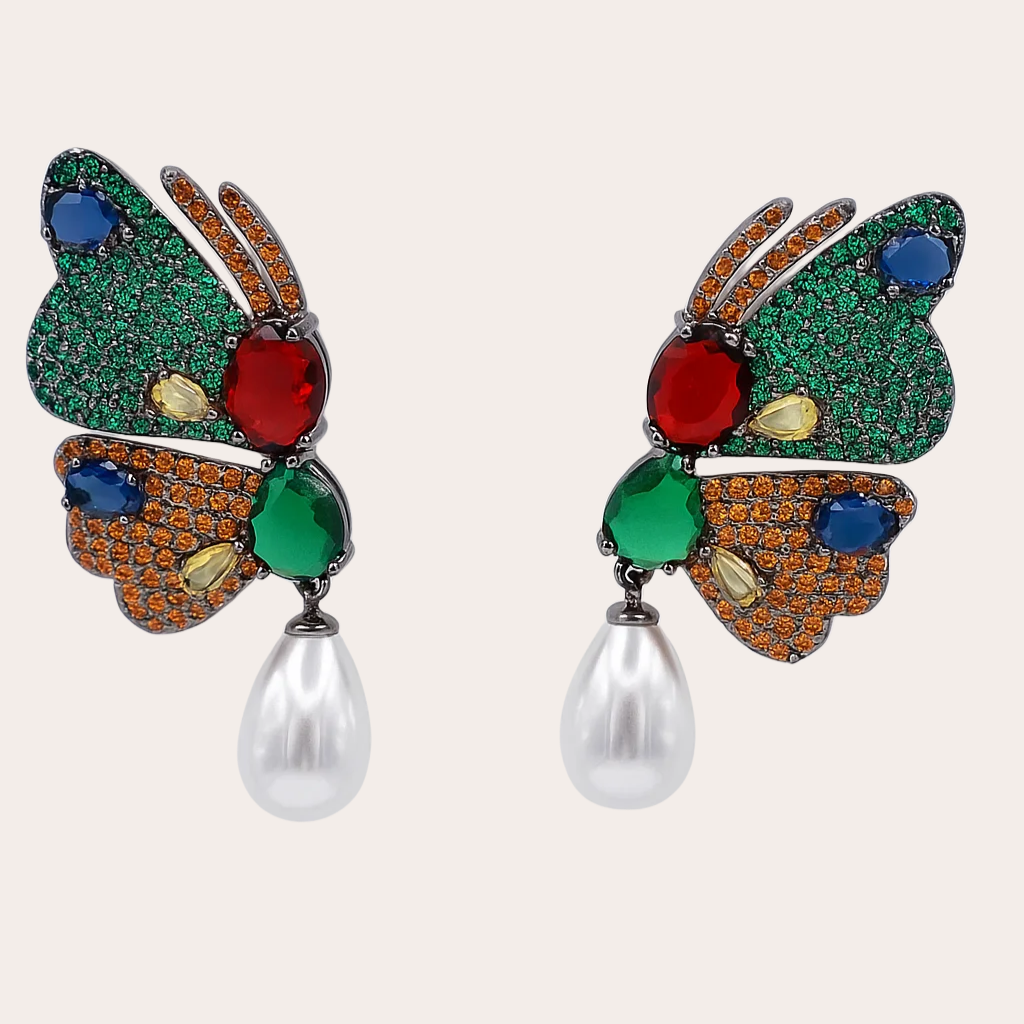 Elvira la mariposa - gold plated