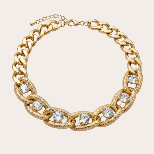 Golden chain necklace