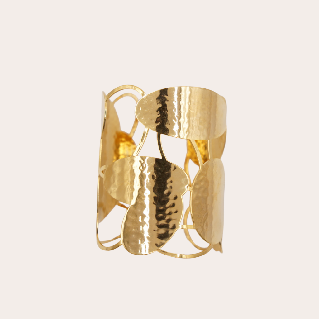 Gouden cuff armband