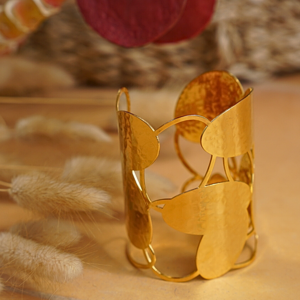 Cuffarmband goud