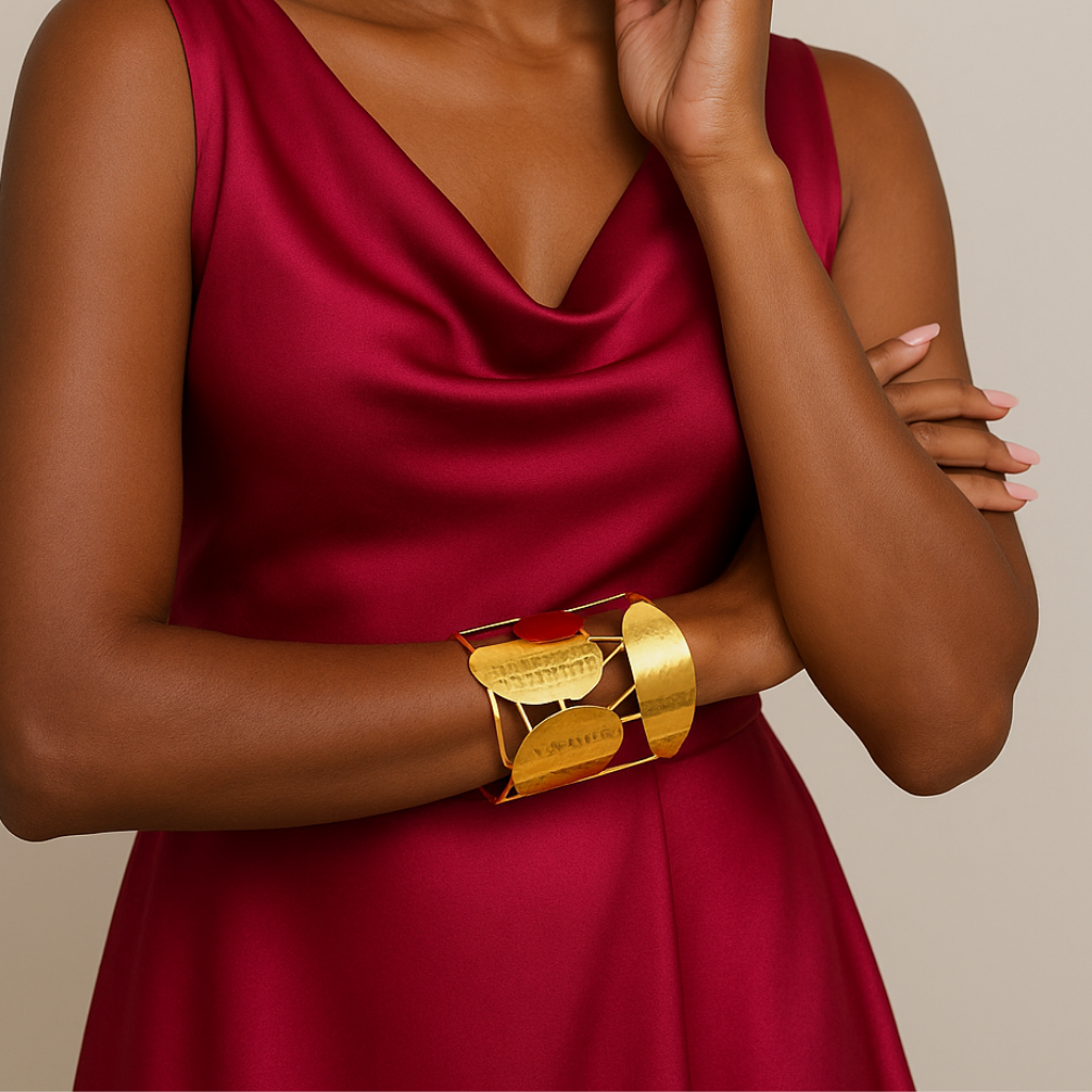 Gouden slavenarmband