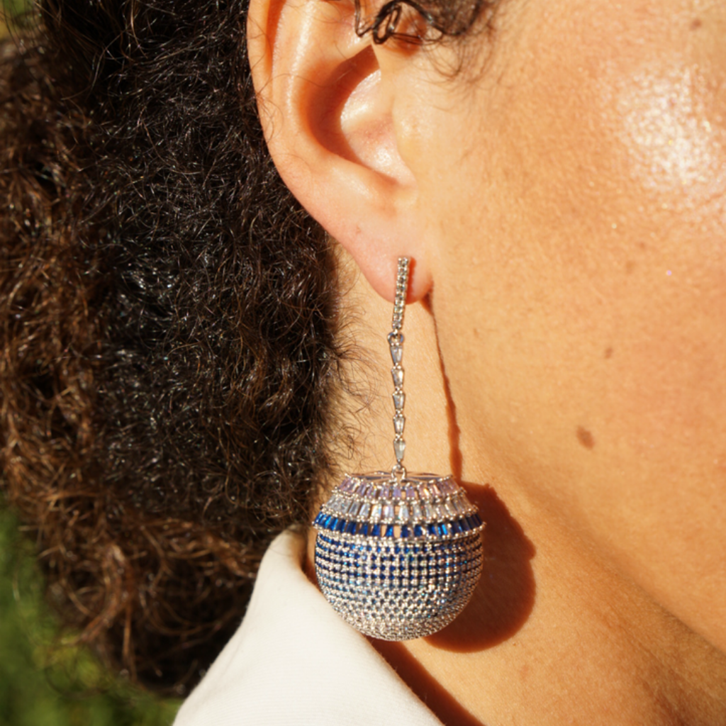 Planeta celestials - disco ball earrings