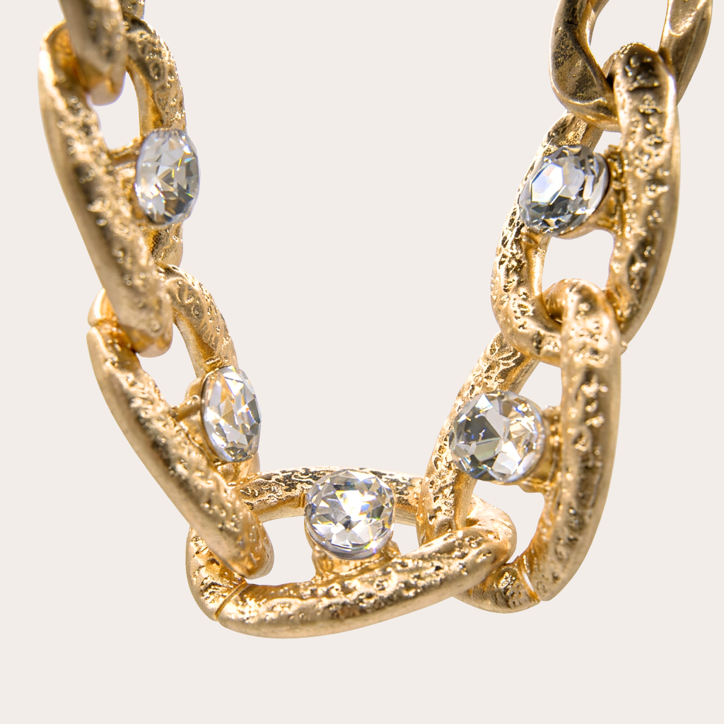 Golden chain necklace