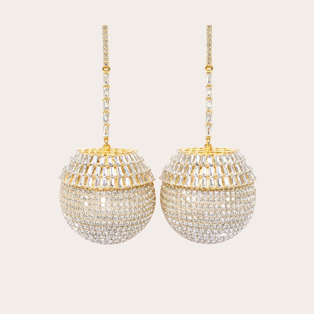 Planeta celestials - disco ball earrings