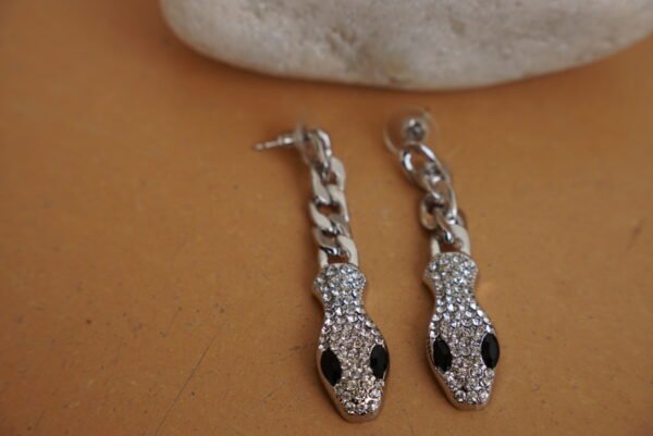 Eclipse de serpiente Earring