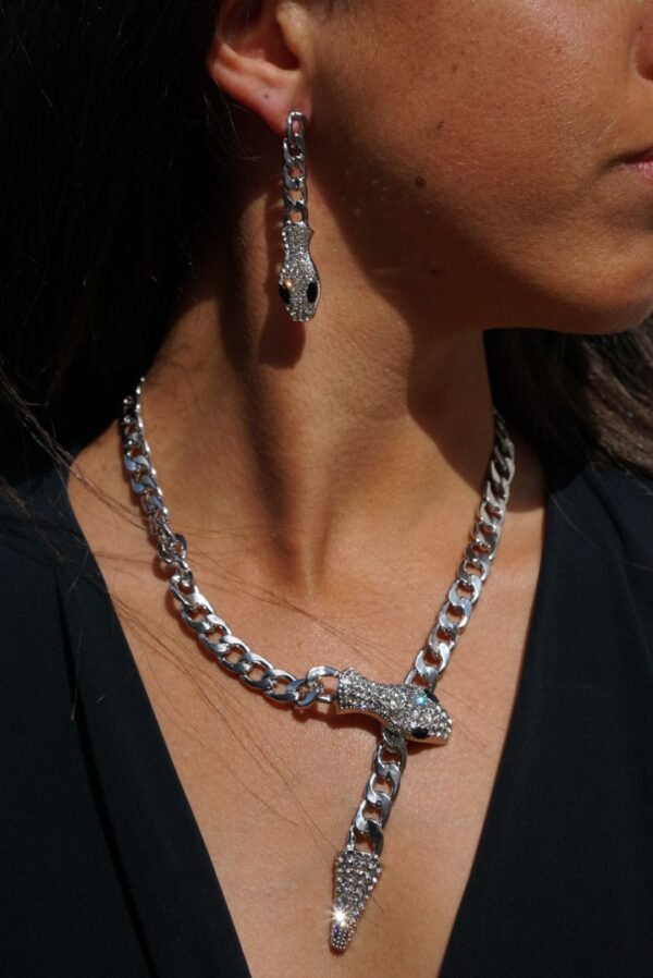 Eclipse de serpiente Earring