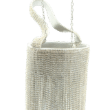 Zilveren tas, zilveren clutch voor feestjes