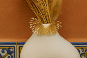 Gouden waaieroorbellen