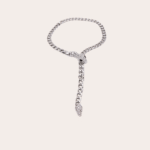 Zilveren slangenketting