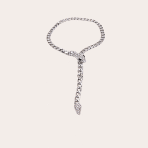 Zilveren slangenketting