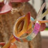 Kristallen armband pastel