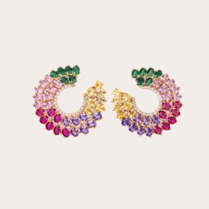 Gekleurde ringoorbellen