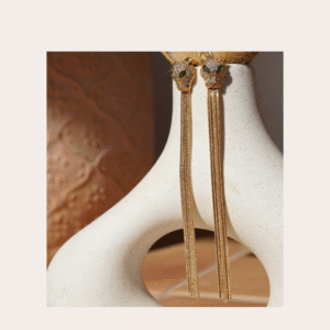 Gouden panteroorbellen