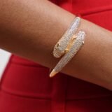 Gouden jaguar armband