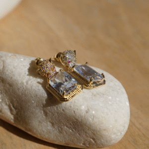 Gouden panteroorbellen