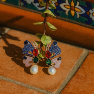 Grote vlinderoorbellen