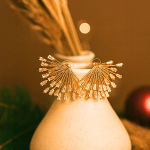 Gouden waaieroorbellen