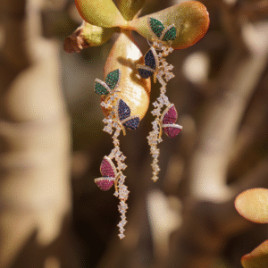 Lange vlinderoorbellen
