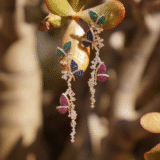 Long butterfly earrings