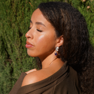 Vlinder oorbellen kristallen