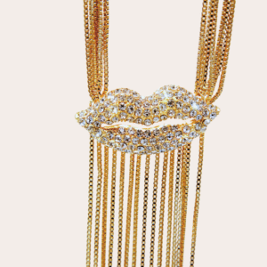 Gouden mond ketting